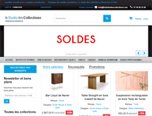 Tablet Screenshot of lestudiodescollections.com